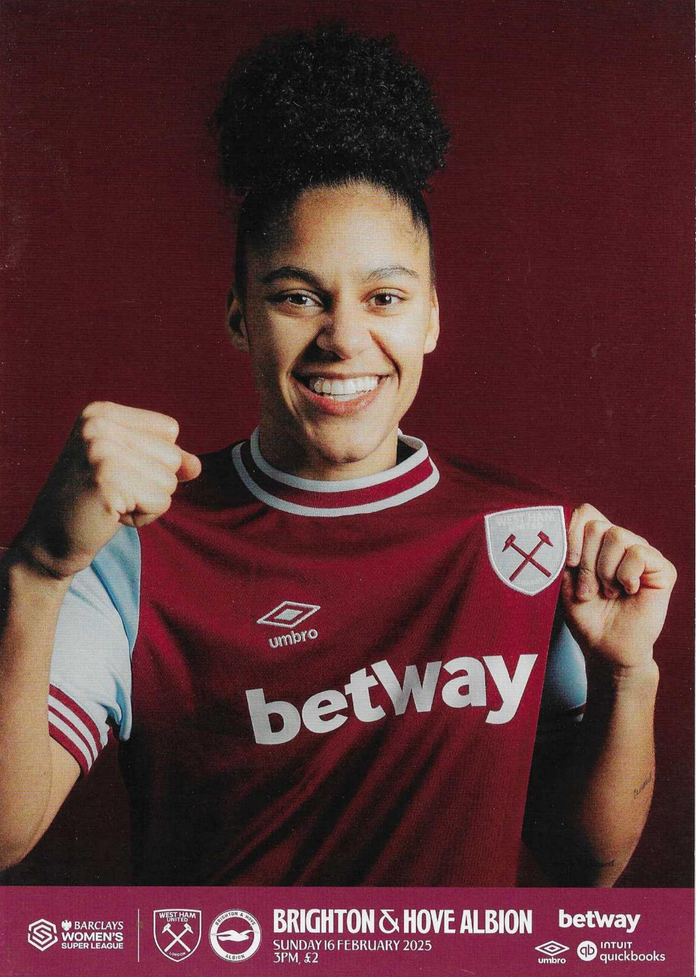 WEST HAM WOMEN v BRIGHTON 2024/25